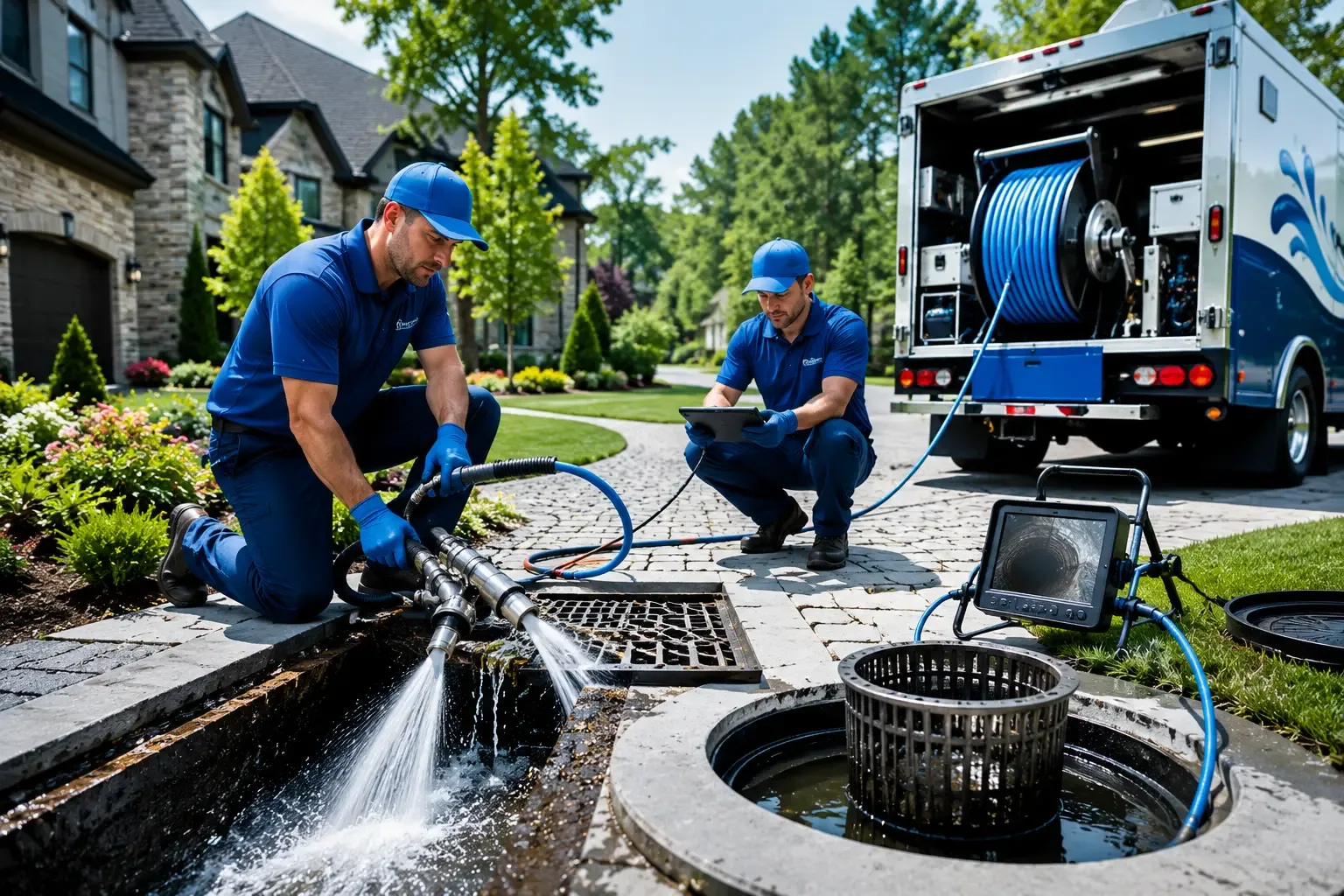 Local outdoor drain cleaning professionals in Simsbury, CT